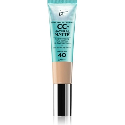 IT Cosmetics Your Skin But Better CC+ Cream Natural Matte zmatňujúci make-up SPF40 Light 32 ml