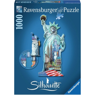 Ravensburger Tvarové Socha Svobody 1000 dílků
