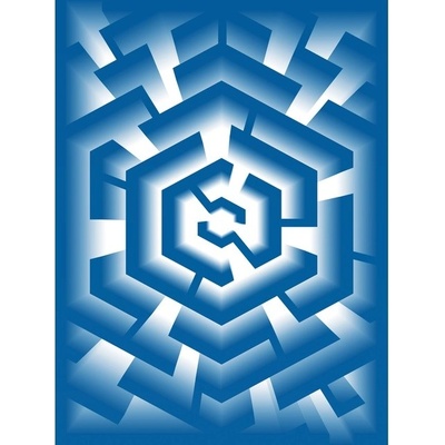 Preinterier Fototapeta panel - PL0446 - 3D- Labyrint – modrý vlies - 206cm x 275cm