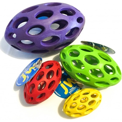JW Pet Hol-EE Football děrovaný rugby míč Medium