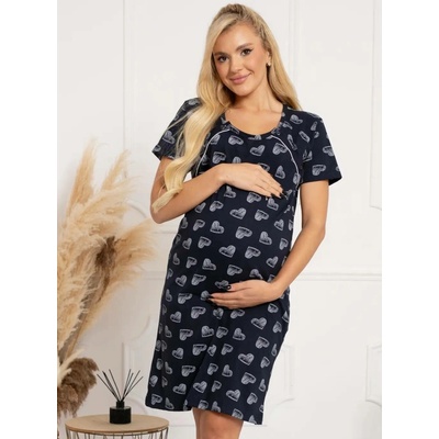 Kojicí noční košile 21278 Hearts Black – Hledejceny.cz