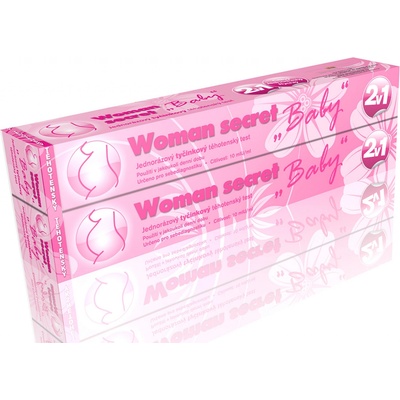 Woman secret BABY těhotenský test kazetový 2 ks