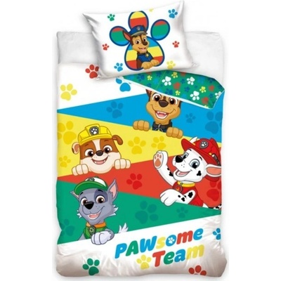 Carbotex obliečky Tlapková patrola Paw Patrol 100 x 135 cm 40 x 60 cm
