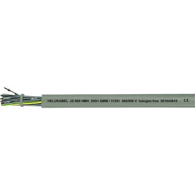 Helu JZ-500 HMH 11242-500 riadiaci kábel 3 G 1 mm² 500 m sivá