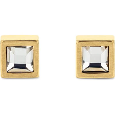 Calvin Klein Elegantné pozlátené náušnice Essential Links 35100076