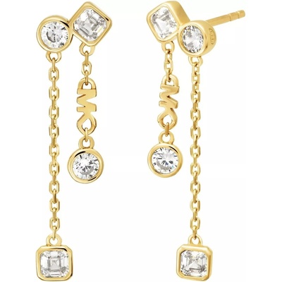 Michael Kors Luxusné pozlátené náušnice so zirkónmi Premium MKC1773710