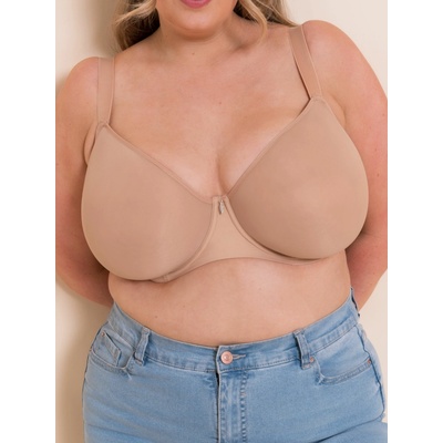 Curvy Kate podprsenka plunge s kosticí latte