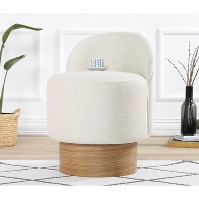 Atelier del Sofa Pouffe Barren Puf - Cream