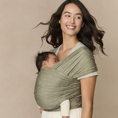 ErgoBaby AURA WRAP Olive Diamonds – Hledejceny.cz
