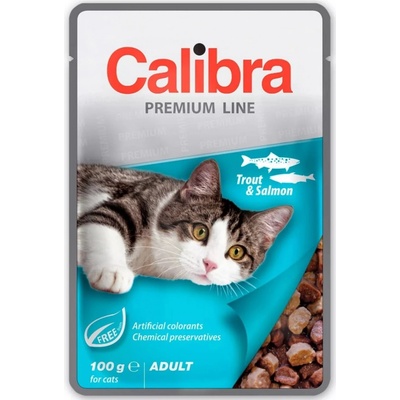 Calibra Cat Premium Adult Trout & Salmon 100 g