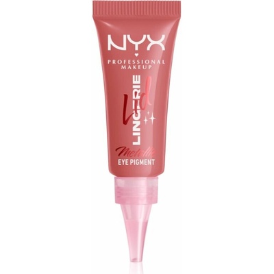 NYX Professional Makeup Lid Lingerie krémové oční stíny Risky Rosé 6 ml