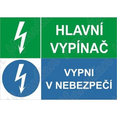 Manutan Hlavní vypínač, plast 297 x 210 x 0,5 mm A4