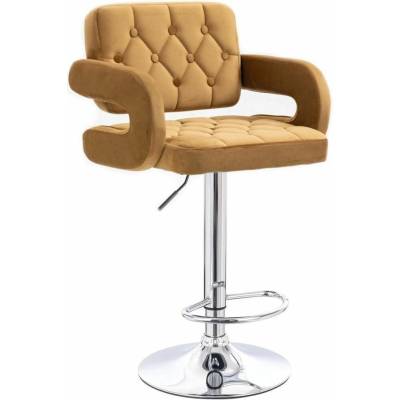 LuxuryForm Design Adria Velur na striebornom tanieri / medová