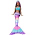 Mattel Barbie Blikající mořská panna brunetka