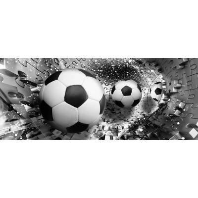 Preinterier Fototapeta - PA4295 3D futbalová lopta vlies - 250cm x 104cm