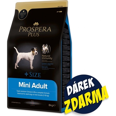 Prospera Plus Mini Adult kuře s rýží 8 kg