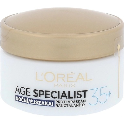 L'Oréal Age Specialist noční krém proti vráskám 35+ 50 ml – Hledejceny.cz