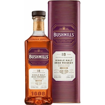 Bushmills 18y 2007 46% 0,7 l (holá láhev)