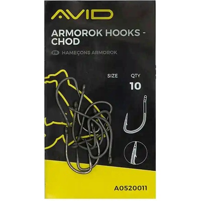 Avid Carp Armorok Hooks Chod Barbed vel.8 10 ks
