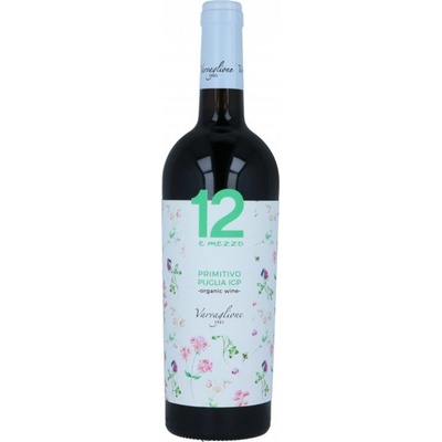 Varvaglione 12 e Mezzo Primitivo di Puglia BIO IGP 12,5% 0,75 l (holá láhev)