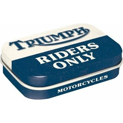Nostalgic Art Mentolky v plechovce Triumph Riders Only 15 g