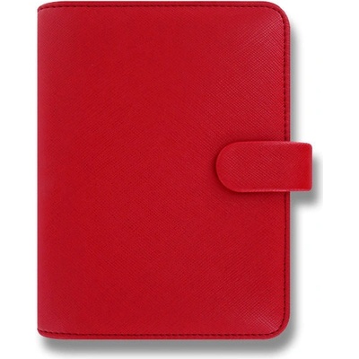 Filofax Saffiano A7 týdenní 2021 červený