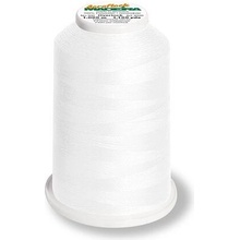 Overlockové nitě PES Madeira Aeroflock 100 (1000m) chemlonové barva 8010 white