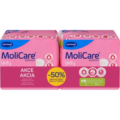 MoliCare Lady Pad inkont.vložky 2 k duopack 2x12 ks – Hledejceny.cz