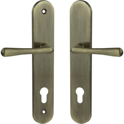 Cobra ELEGANT PZ 92 mm kľučka ľavá/kľučka bronz česaný