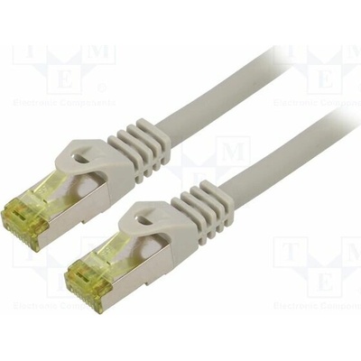 Goobay 69469 Patch S/FTP Kat: 6a RJ45 vidlice z obou stran lanko Cu