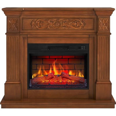 ArtiFlame Elektrický volně stojící krb s topením 1800 W hnědý