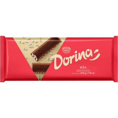 Kraš Dorina mléčná s pufovanou rýží 220 g