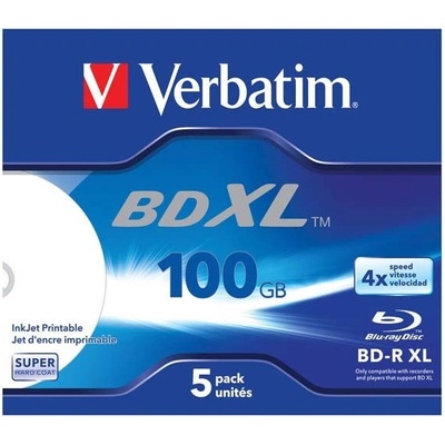 Verbatim BD-R XL 100GB 4x, jewel, 1ks (43789) – Hledejceny.cz