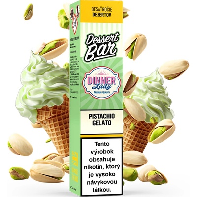 Dinner Lady Dessert Bar SALT Pistachio Gelato 10 ml 20 mg