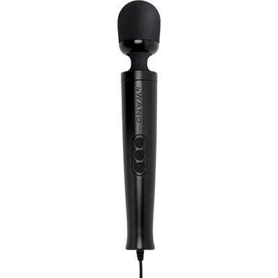 Le Wand Die Cast Plug-in Vibrating Massager Black