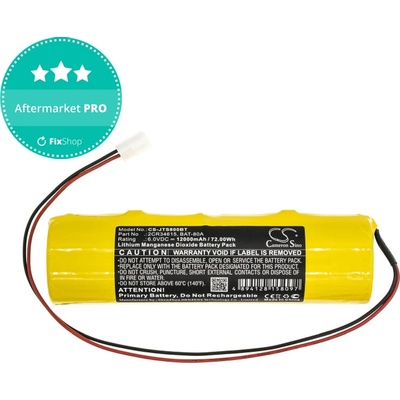 Baterie pro Jablotron JA80A, 12000mAh, Li-MnO2, 6V, 2CR34615, HQ