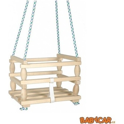 Rappa houpačka dřevěná Baby houpačka