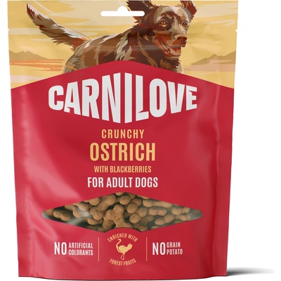 Carnilove Dog Crunchy Snack Ostrich with Blackberries 200 g