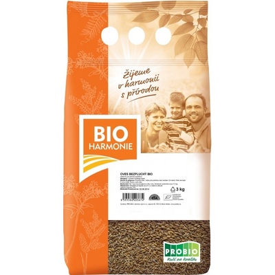 Bioharmonie Oves bezpluchý 3 kg