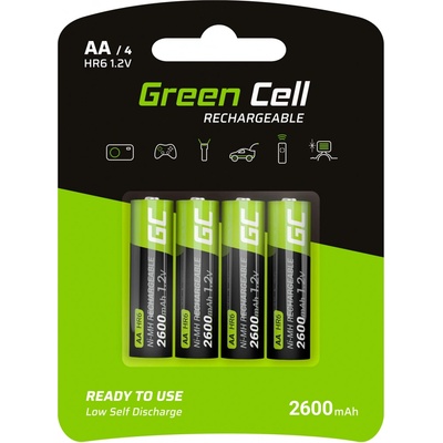 Green Cell AA 2600mAh 4ks GR01
