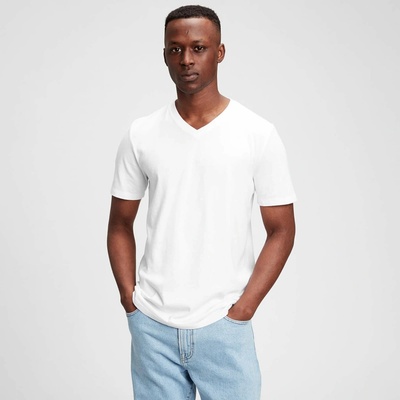 Gap tričko Classic v t-shirt bílá