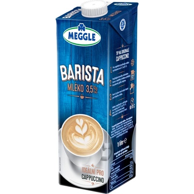 Meggle Barista Trvanlivé plnotučné mléko 3,5% 1 l