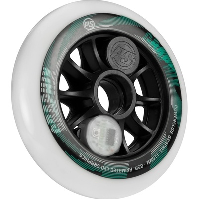 Kolečka Powerslide Graphix White 110mm/85a (1ks) Velikost: Levá