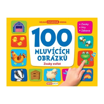 100 mluvících obrázků - Zvuky zvířat (včetně recyklačního příspěvku 0,84 Kč bez DPH/1 kus)