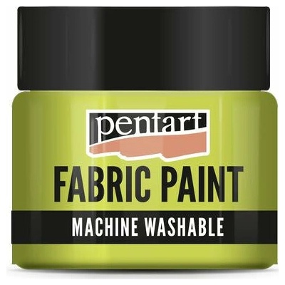 Farba na textil svietiaca v tme PENTART GLOW 30 ml žltá