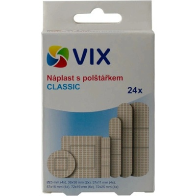 VIX Classic náplast s polštářkem, mix 24 ks