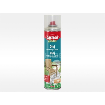 Carlson Garden olej na dřevěný nábytek čirý ve spreji 400 ml – Hledejceny.cz