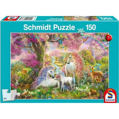 SCHMIDT Květiny a jednorožci 150 dílků
