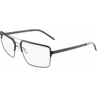 GUNNAR PINNACLES ONYX/SILVER černo-stříbrné obroučky, čirá skla PIN-04430