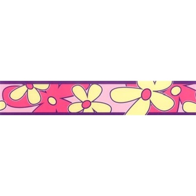 IMPOL TRADE 69041 Samolepiaca bordúra kvety, rozmer 5 m x 6,9 cm